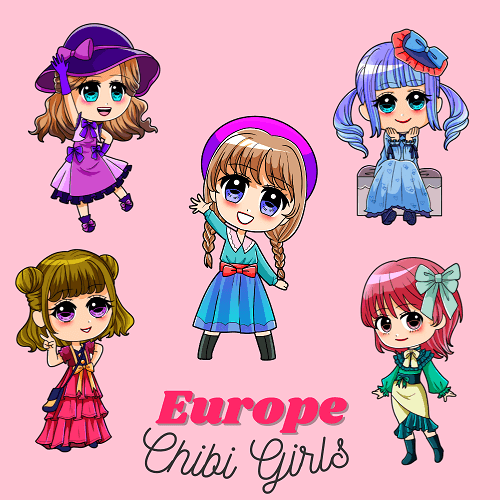 Chibi-Girls-in-Europe-Coloring-Pack-Review