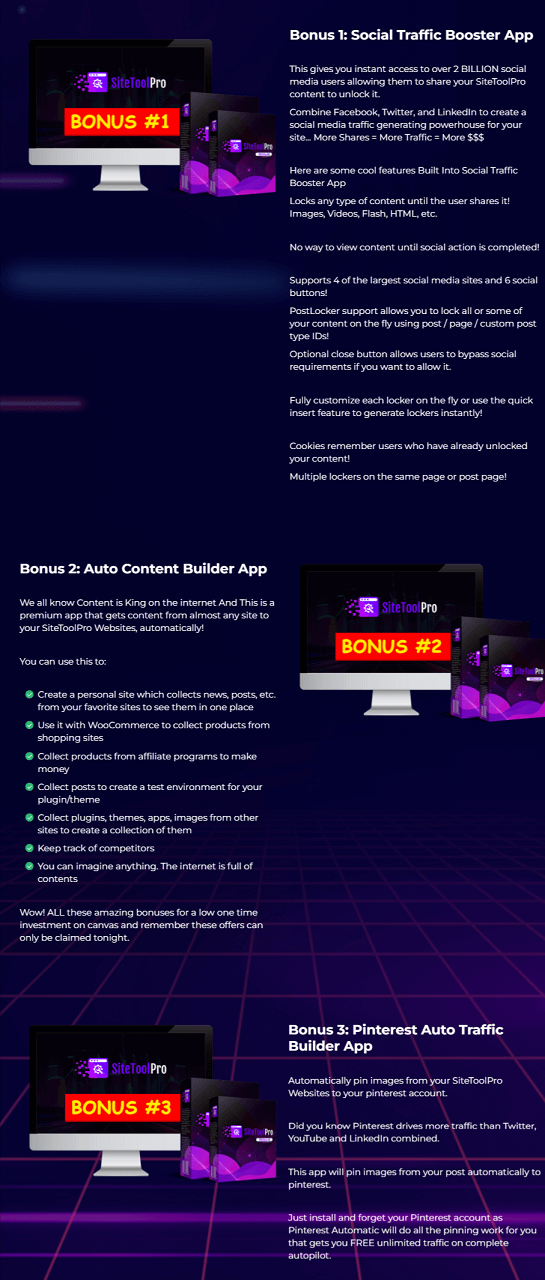 SiteToolPro-Bonuses