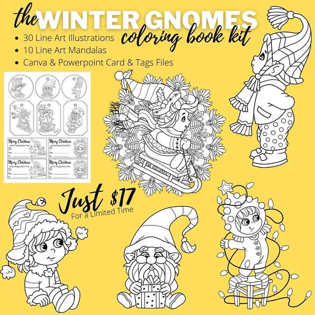 Whimsical-Winter-Gnomes-Coloring-Book-Kit.