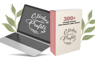 Sticker-Quotes-Profits-PLR-Review.