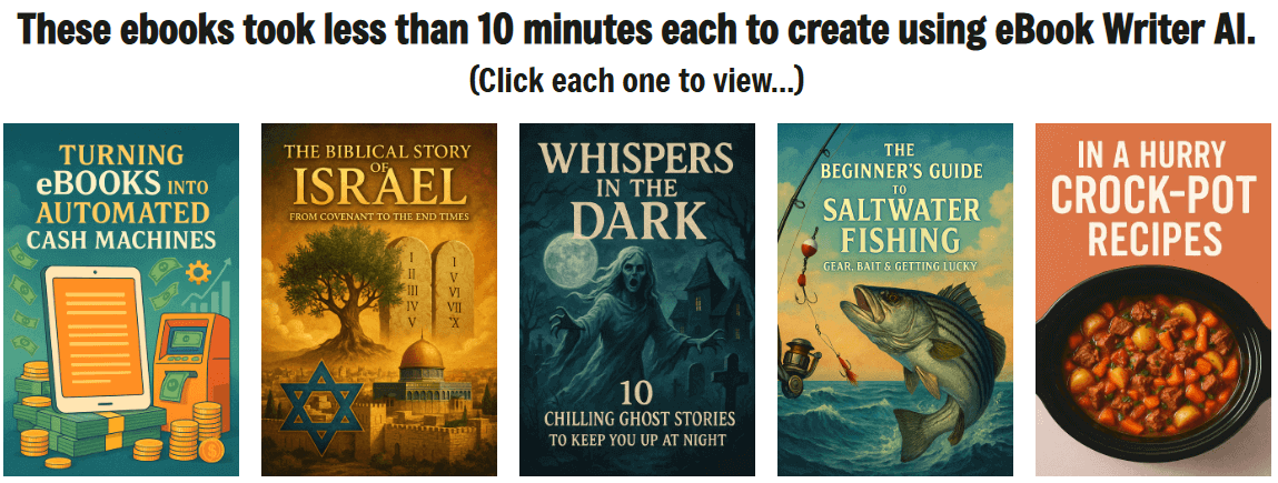 eBook Writer AI Review: Create Pro Ebooks in Minutes! - Tony Review