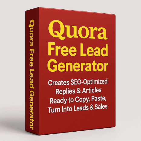 (PLR)-Quora-Free-Lead-Generator