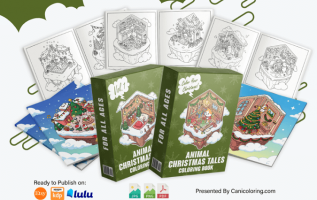 Animal-Christmas-Tales-(PLR)-Coloring-Pack