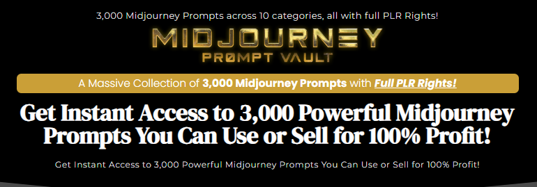 Midjourney-Prompt-Vault-PLR
